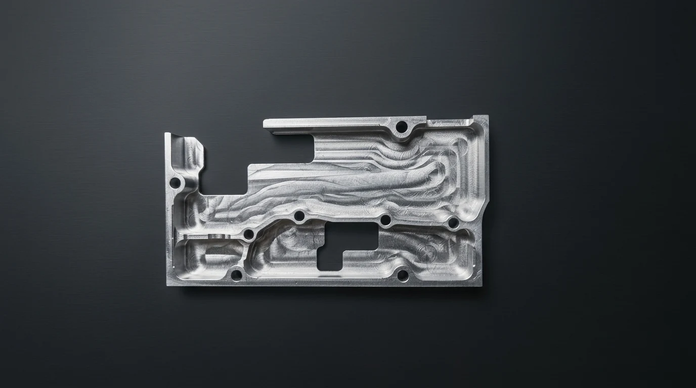 Precision CNC machined aluminum component — SLN Technology